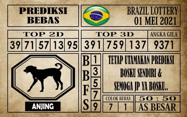 Prediksi Brazil Lottery Hari Ini 01 Mei 2021