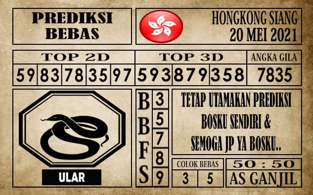 Prediksi Hongkong Siang Hari ini 20 Mei 2021
