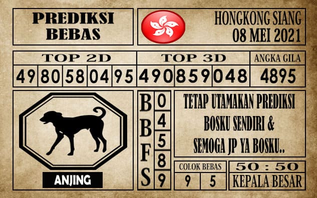 Prediksi Hongkong Siang Hari ini 08 Mei 2021
