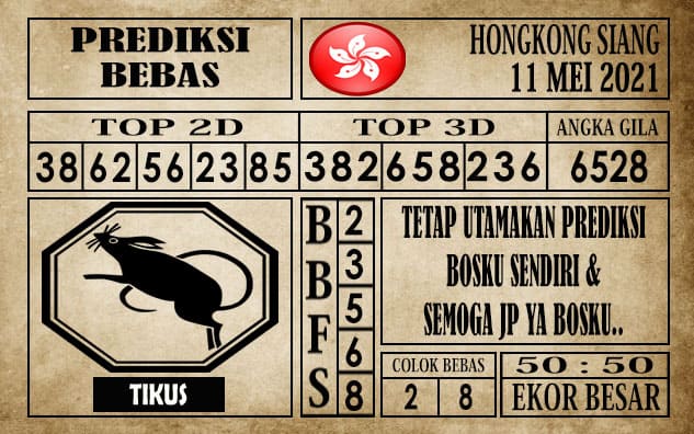 Prediksi Hongkong Siang Hari ini 11 Mei 2021
