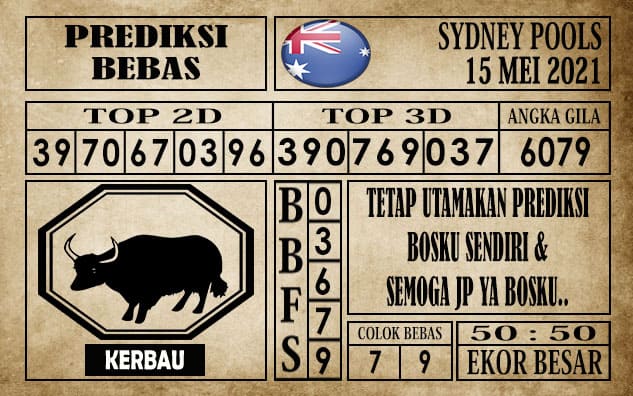 Prediksi Sydney Pools Hari ini 15 Mei 2021