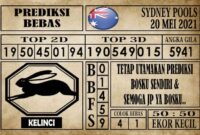 3 Prediksi Sydney Pools Hari ini 20 Mei 2021