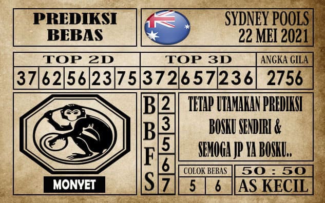 Prediksi Sydney Pools Hari ini 22 Mei 2021