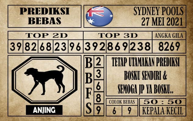 Prediksi Sydney Pools Hari ini 27 Mei 2021