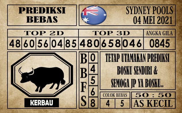 Prediksi Sydney Pools Hari ini 04 Mei 2021