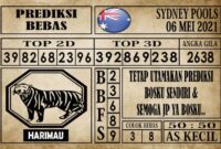 Prediksi Sydney Pools Hari ini 06 Mei 2021