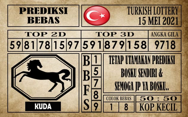 Prediksi Turkish Lottery Hari ini 15 Mei 2021