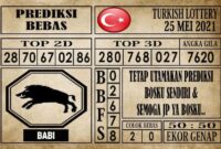 Prediksi Turkish Lottery Hari ini 25 Mei 2021 Prediksi Turkish Lottery Hari ini 25 Mei 2021