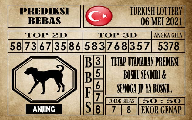 Prediksi Turkish Lottery Hari ini 06 Mei 2021