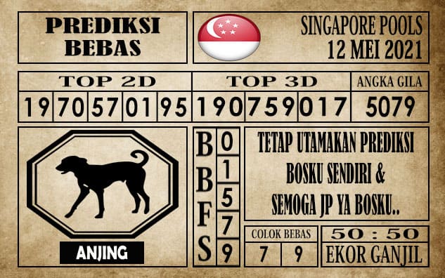 Prediksi Singapore Pools Hari ini 12 Mei 2021
