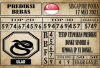 Prediksi Singapore Pools Hari ini 17 Mei 2021
