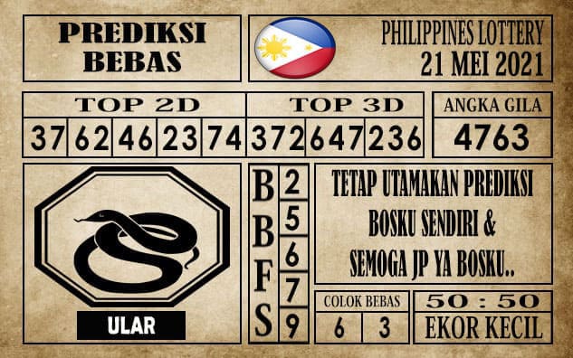 Prediksi Filipina PCSO Hari Ini 21 Mei 2021