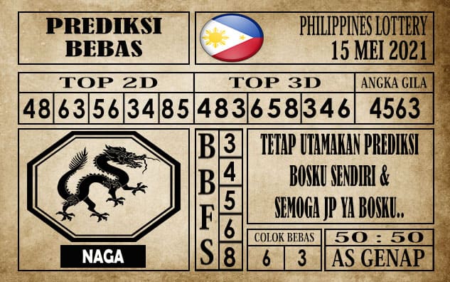 Prediksi Filipina PCSO Hari Ini 15 Mei 2021