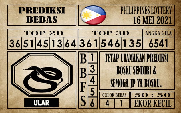 Prediksi Filipina PCSO Hari Ini 16 Mei 2021
