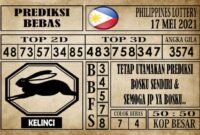 6 Prediksi Filipina PCSO Hari Ini 17 Mei 2021