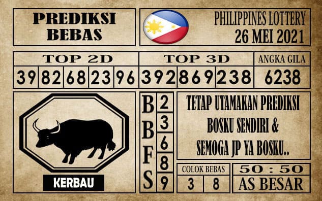 Prediksi Filipina PCSO Hari Ini 26 Mei 2021