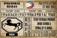 Prediksi Filipina PCSO Hari Ini 27 Mei 2021 Prediksi Filipina PCSO Hari Ini 27 Mei 2021