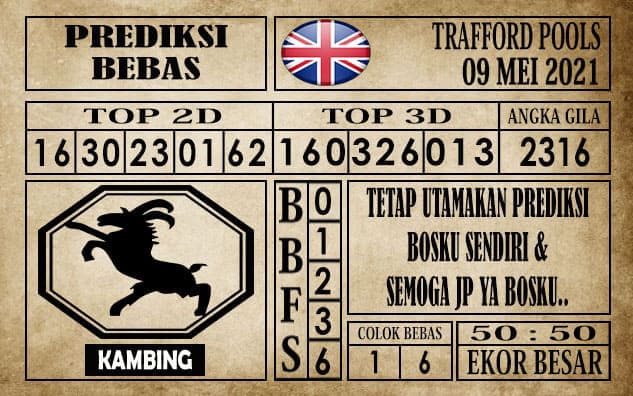 Prediksi Trafford Pools Hari Ini 09 Mei 2021
