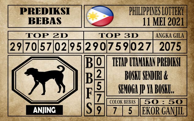 Prediksi Filipina PCSO Hari Ini 11 Mei 2021