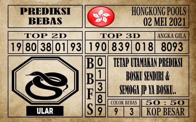 Prediksi Hongkong Pools Hari Ini 02 Mei 2021
