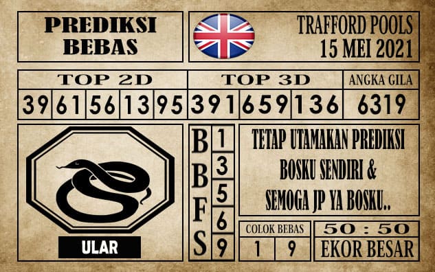 Prediksi Trafford Pools Hari Ini 15 Mei 2021