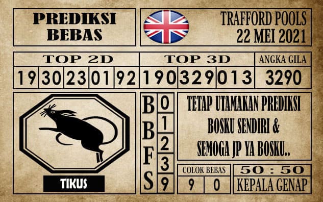 Prediksi Trafford Pools Hari Ini 22 Mei 2021