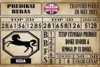 Prediksi Trafford Pools Hari Ini 26 Mei 2021