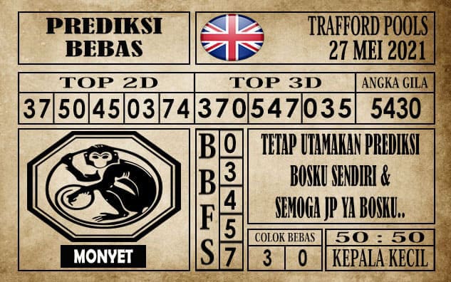 Prediksi Trafford Pools Hari Ini 27 Mei 2021