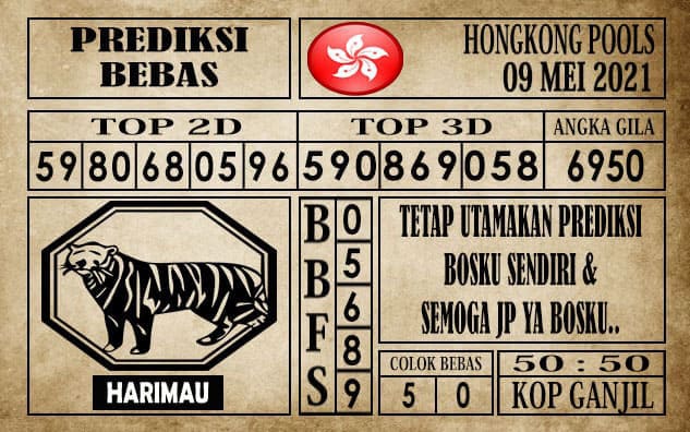 Prediksi Hongkong Pools Hari Ini 09 Mei 2021