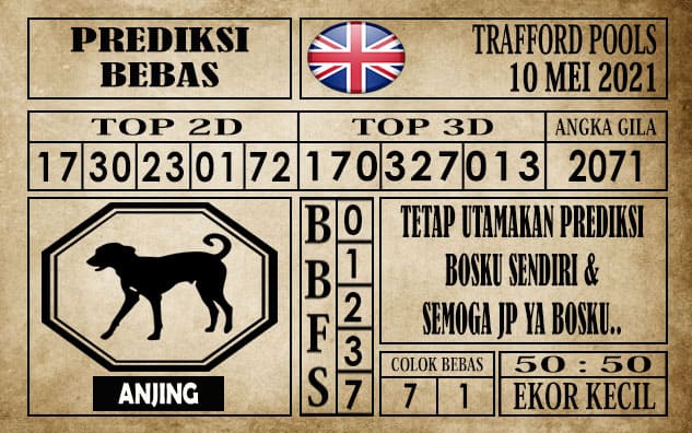 Prediksi Trafford Pools Hari Ini 10 Mei 2021