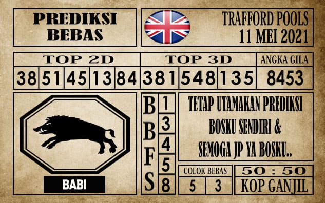 Prediksi Trafford Pools Hari Ini 11 Mei 2021