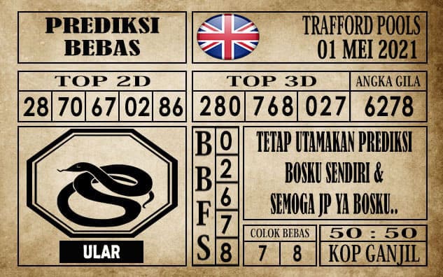 Prediksi Trafford Pools Hari Ini 01 Mei 2021