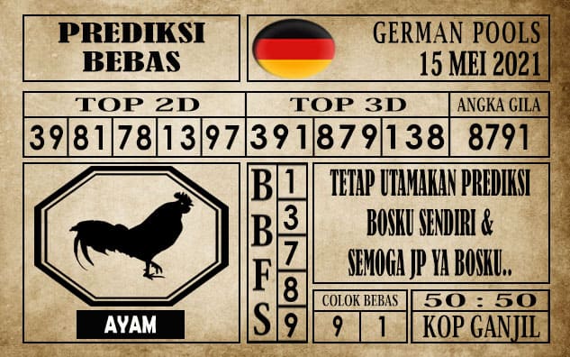 Prediksi Germany Hari Ini 15 Mei 2021