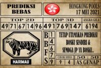 Prediksi Hongkong Pools Hari Ini 17 Mei 2021