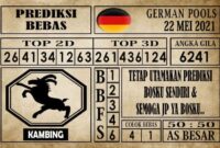 Prediksi Germany Hari Ini 22 Mei 2021