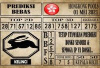 Prediksi Hongkong Pools Hari Ini 01 Mei 2021