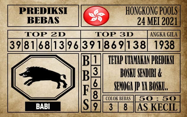 Prediksi Hongkong Pools Hari Ini 24 Mei 2021