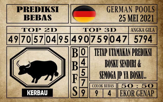 Prediksi Germany Hari Ini 25 Mei 2021