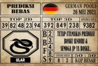 Prediksi Germany Hari Ini 26 Mei 2021