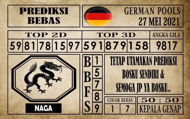 Prediksi Germany Hari Ini 27 Mei 2021