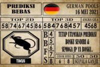 Prediksi Germany Hari Ini 16 Mei 2021
