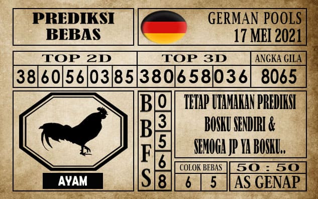 Prediksi Germany Hari Ini 17 Mei 2021