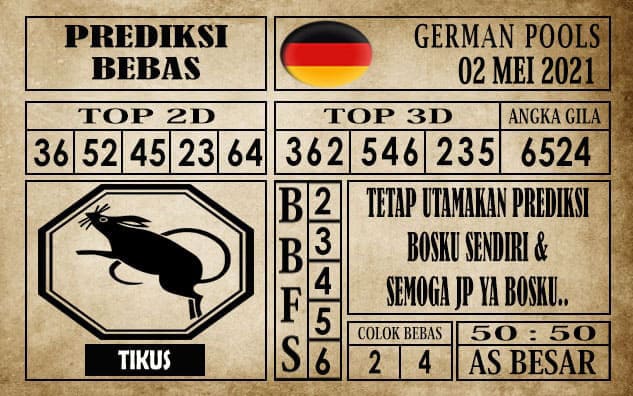 Prediksi Germany Hari Ini 02 Mei 2021
