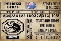 Prediksi Sydney Pools Hari ini 29 Mei 2021 Prediksi Sydney Pools Hari ini 29 Mei 2021