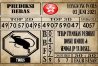Prediksi Hongkong Pools Hari Ini 03 Juni 2021