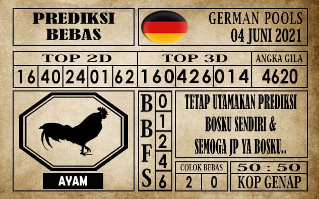 Prediksi Germany Hari Ini 04 Juni 2021