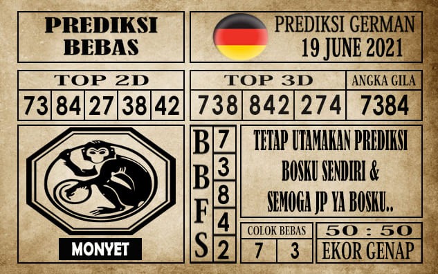 Prediksi Germany Hari Ini 19 Juni 2021