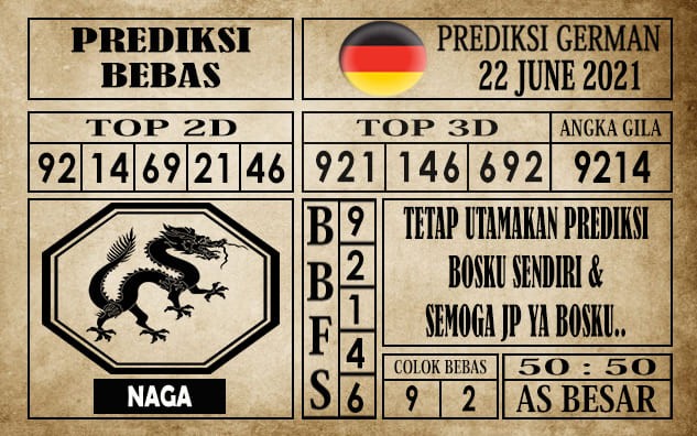 Prediksi Germany Hari Ini 22 Juni 2021
