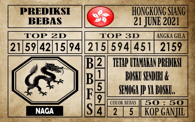 Prediksi Hongkong Siang Hari Ini 21 Juni 2021