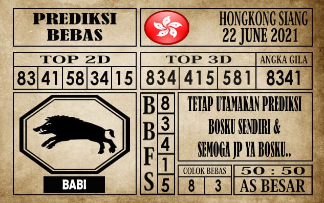 Prediksi Hongkong Siang Hari Ini 22 Juni 2021